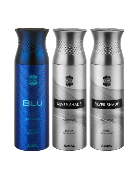 

Ajmal Unisex Set Of 3 Deodorant Sprays, Na