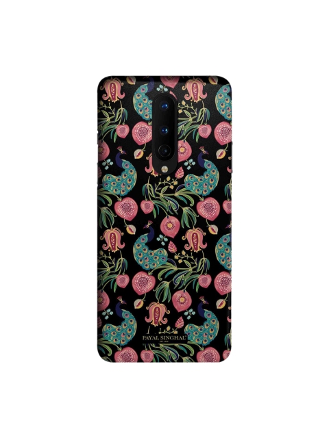 

macmerise Black & Green Payal Singhal Anaar & Mor OnePlus 8 Back Cover