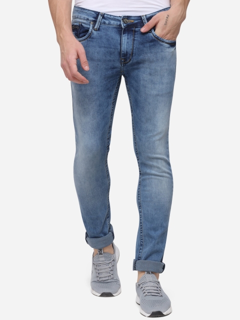 

Greenfibre Men Blue Slim Fit Mid-Rise Clean Look Jeans