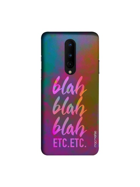 

macmerise Magenta & Green Blah Blah OnePlus 8 Back Case