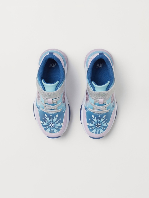 

H&M Boys Blue Frozen Printed Trainers