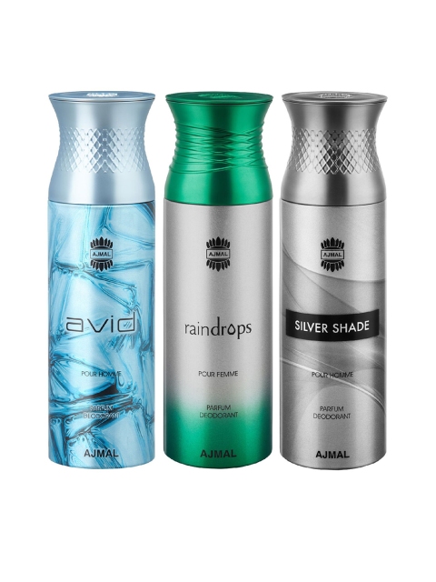 

Ajmal Unisex Set of 3 Deodorant, Multi