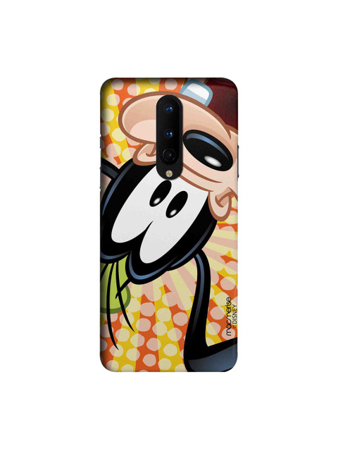

macmerise Beige & Black Goofy Upside Down OnePlus 8 Back Cover