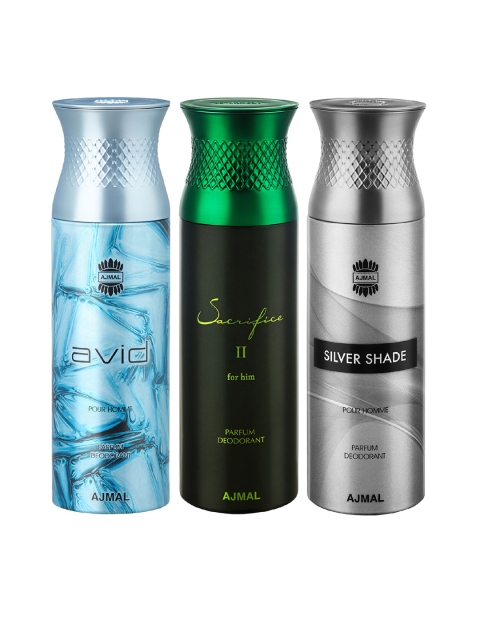 

Ajmal Unisex Set of 3 Deodorant, Multi