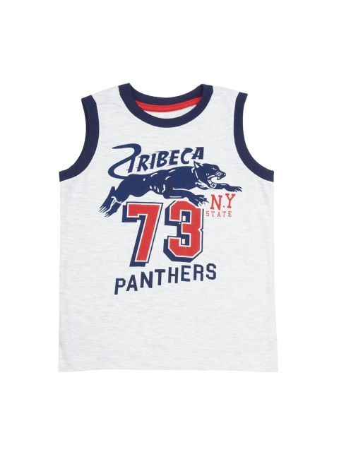 

Cherokee Boys Grey Printed Round Neck T-shirt