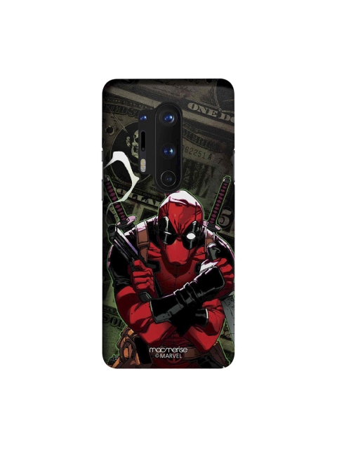 

macmerise Red & Black Marvel Comics Deadpool Dollar OnePlus 8 Pro Back Case