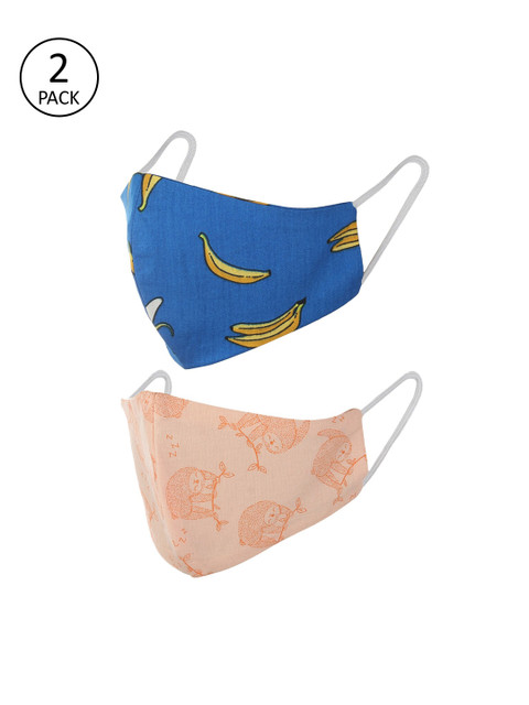 

FROGGY Kids Pack Of 2 2-Ply Reusable Outdoor Cloth Masks, Multi
