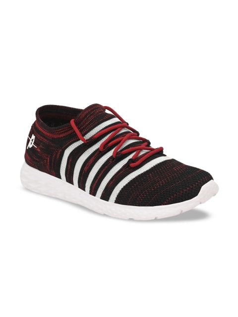 

Provogue Men Black & Red Running Shoes