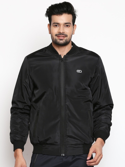 

Ajile by Pantaloons Men Black Solid Sporty Jacket