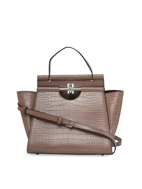

CHARLES & KEITH Mauve Textured Satchel