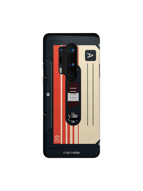 

macmerise Beige & Red Casette OnePlus 8 Pro Back Case, Multi
