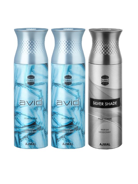 

Ajmal Unisex Set of 3 Deodorant, Multi