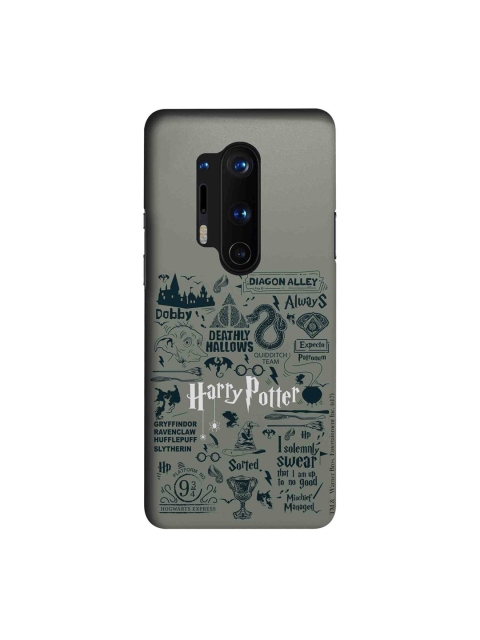 

macmerise Grey & Green Harry Potter Infographic OnePlus 8 Pro Back Case