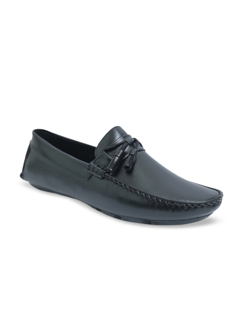 

Provogue Men Black Solid Loafers