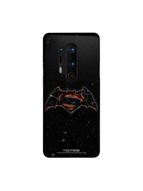 

macmerise Black & Orange DC Comics Bat Super Trace Back Case OnePlus 8 Pro Back Case