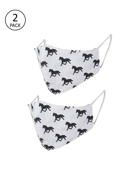

FROGGY Kids Pack Of 2 2-Ply Reusable Outdoor Cloth Masks, White