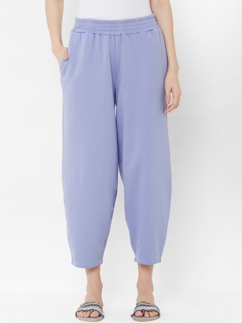 

Mystere Paris Women Lavender Solid Classic Winter Lounge Pants