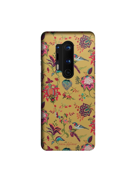 

macmerise Mustard Yellow & Pink Payal Singhal Chidiya OnePlus 8 Pro Back Case