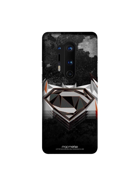 

macmerise Black & Grey DC Comics Men Of Steel OnePlus 8 Pro Back Case