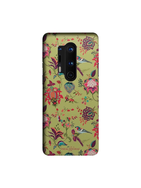 

macmerise Olive Green & Pink Payal Singhal Chidiya OnePlus 8 Pro Back Case