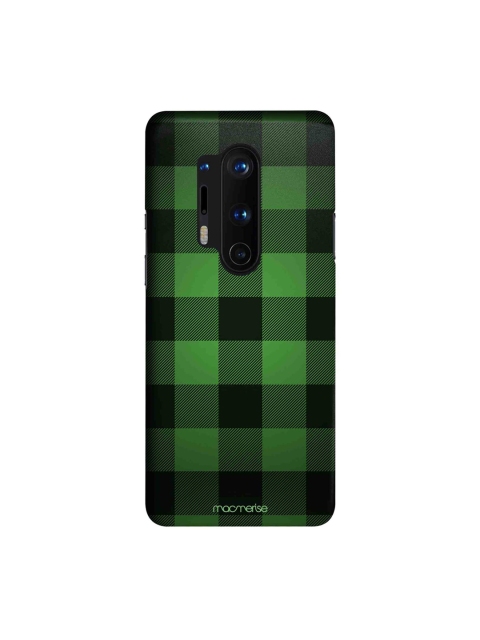 

macmerise Green & Black Checkmate OnePlus 8 Pro Back Case