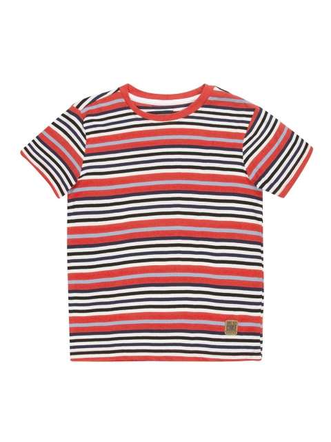 

Cherokee Boys Red Striped Round Neck T-shirt