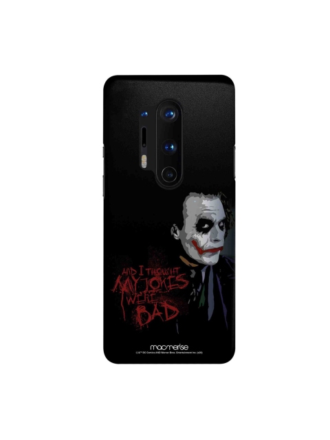 

macmerise Black & Off-White Joker Printed OnePlus 8 Pro Mobile Cover