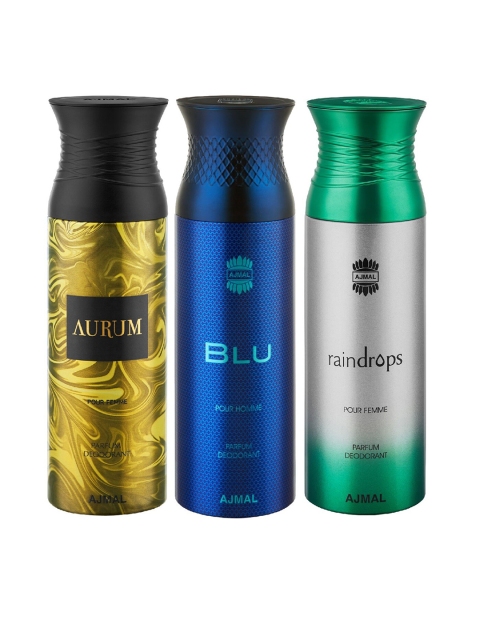 

Ajmal Unisex Set of 3 Deodorant, Multi