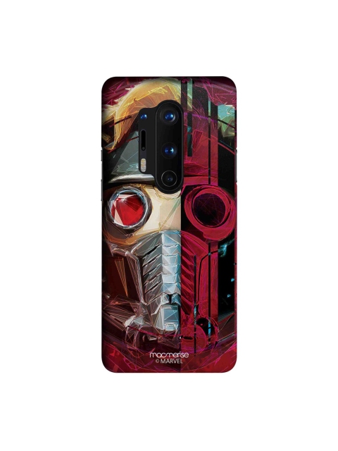 

macmerise Red & Blue Marvel Comics Grunge Suit Star Lord OnePlus 8 Pro Back Case