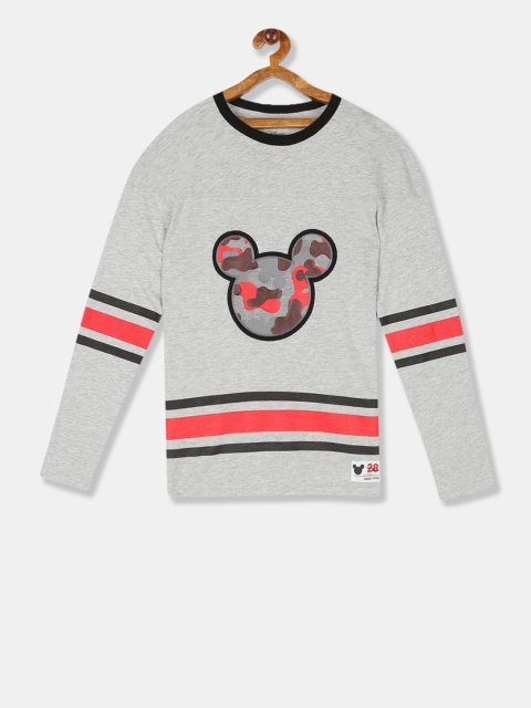 

GAP Boys Grey Printed Round Neck T-shirt