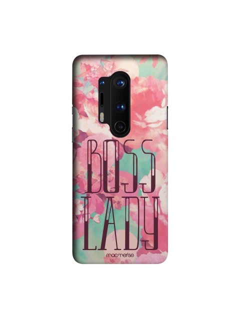 

macmerise Pink & Green Boss Lady OnePlus 8 Pro Back Case