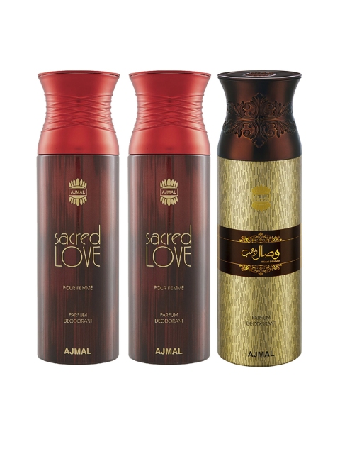 

Ajmal Women Set of 3 Deodorants, Multi