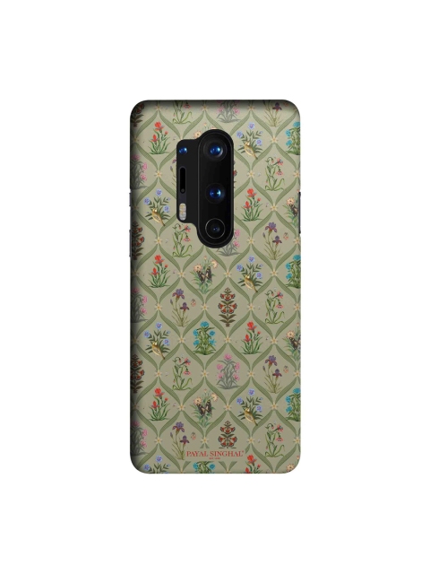 

macmerise Green & Blue Payal Singhal Mughal Motifs OnePlus 8 Pro Back Case