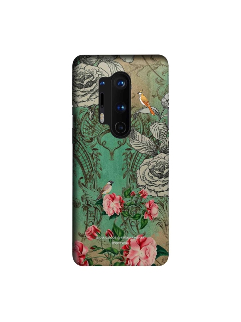 

macmerise Green & Pink India Circus Bird Gaze OnePlus 8 Pro Back Case