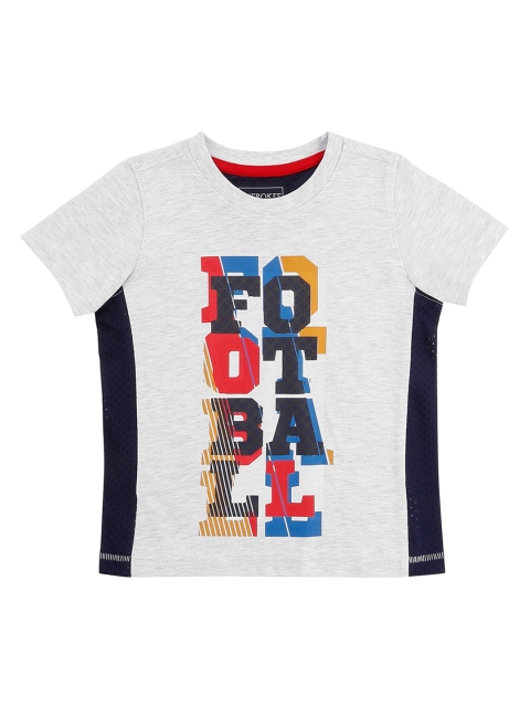 

Cherokee Boys Grey Printed Round Neck T-shirt