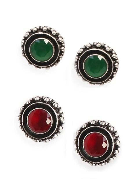 

Infuzze Multicoloured Circular Studs, Multi