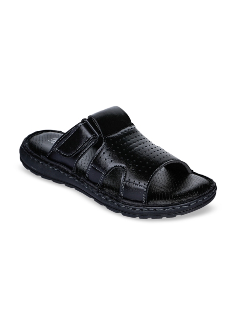 

Bruno Manetti Men Black Comfort Sandals