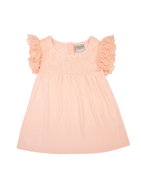 

Cherokee Girls Pink Solid Tunic