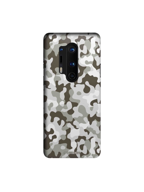 

macmerise Grey & Green Military OnePlus 8 Pro Back Case