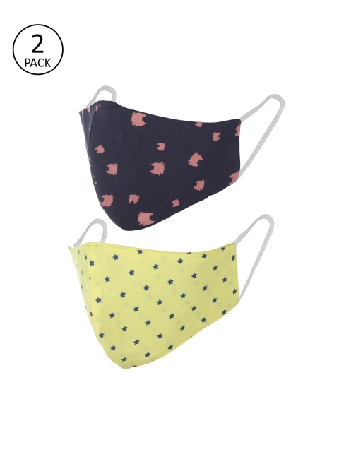 

FROGGY Kids 2Pcs 2Ply Protective Outdoor Face Masks, Yellow