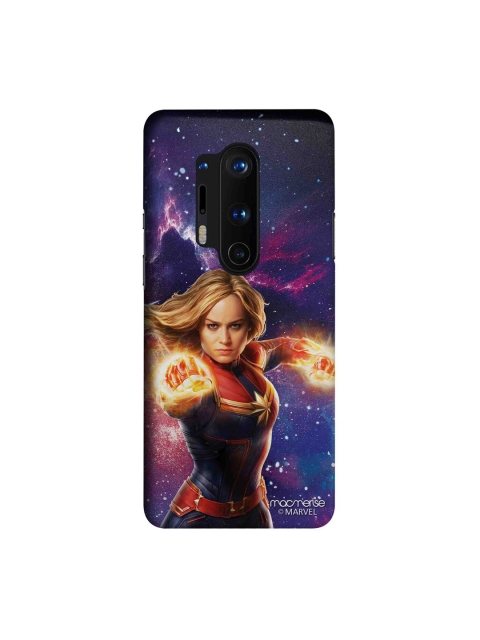 

macmerise Blue & Red Marvel Comics Fierce Captain Marvel OnePlus 8 Pro Back Case
