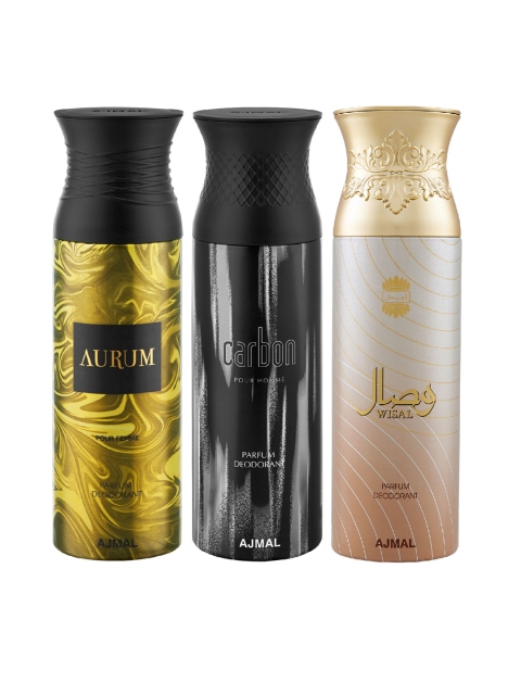 

Ajmal Unisex Set of 3 Deodorant, Multi