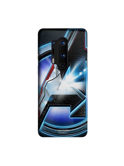 

macmerise Blue & Black Marvel Comics Endgame Logo OnePlus 8 Pro Back Case