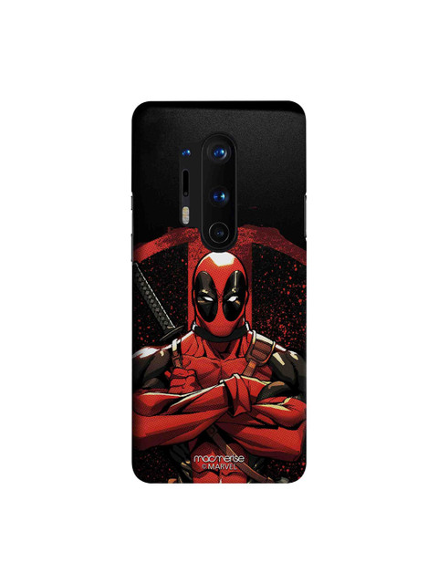 

macmerise Black & Red Marvel Comics Deadpool Stance OnePlus 8 Pro Back Case