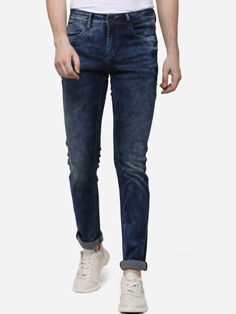

JADE BLUE Men Navy Blue Slim Fit Mid-Rise Clean Look Jeans