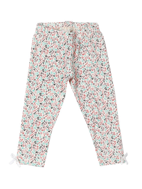 

Donuts Red & Green Printed Ankle-Length Leggings