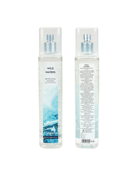 

Ajmal Unisex Wild Waters Eau De Toilette Perfume Scent 250ml, Blue