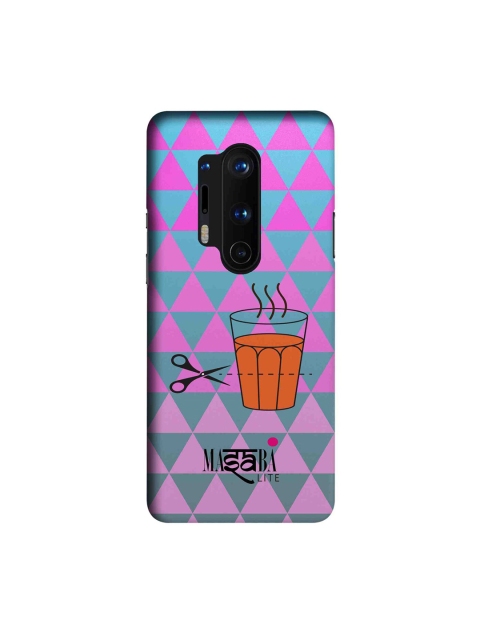 

macmerise Pink & Teal Blue Masaba Cutting Chai OnePlus 8 Pro Back Case