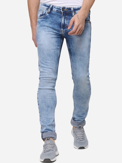 

Greenfibre Men Blue Slim Fit Mid-Rise Clean Look Jeans