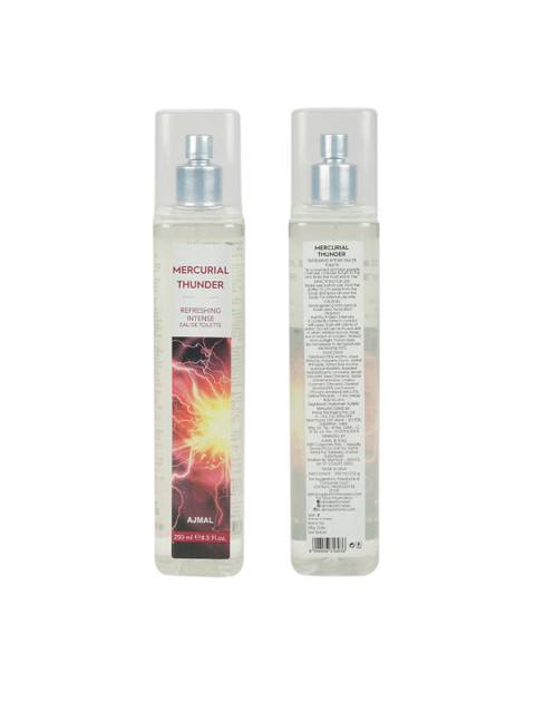 

Ajmal Unisex Mercurial Thunder Eau De Toilette 250 ml, White